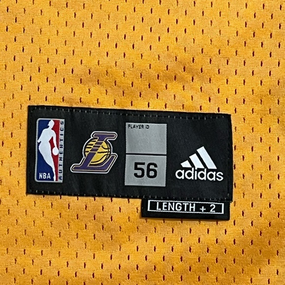 ADIDAS Los Angeles Lakers Kobe Bryant NBA Jersey XXL (56) - Picture 6 of 8